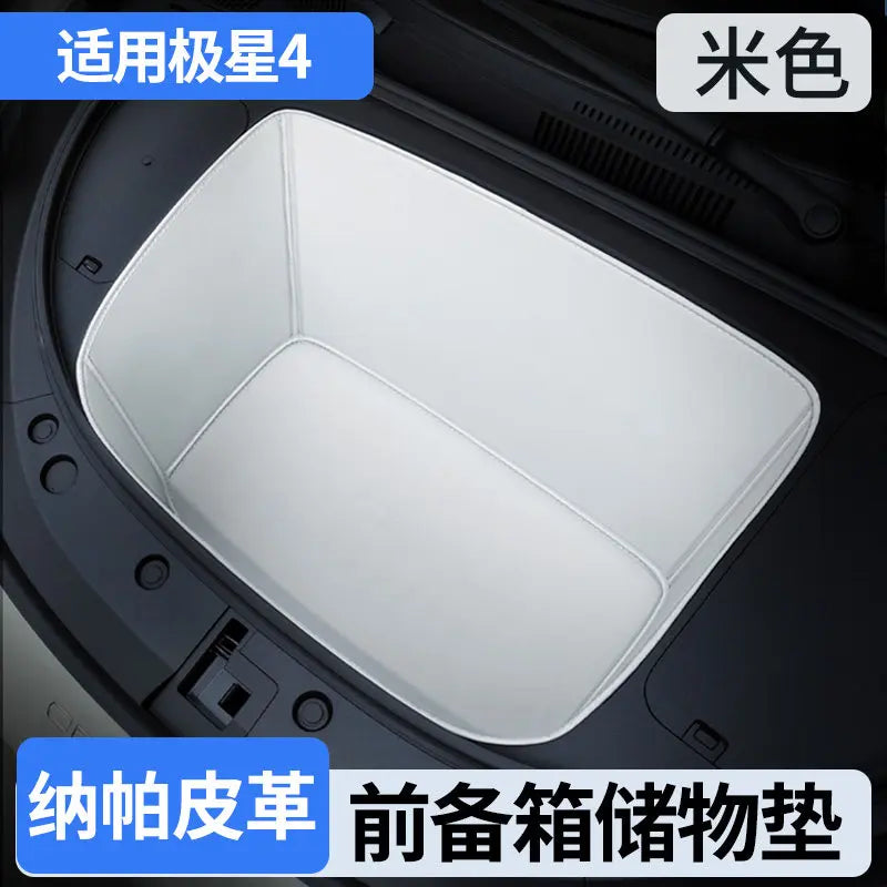 Full Enclosed Frunk Mat for Polestar 4 Custom Fit Car Front Trunk Liner Interior Styling Modification Accessories Interior Tools
