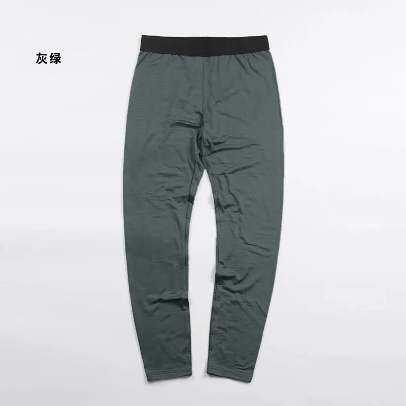 Men's Outdoor Fleece Lined Autumn Pants Breathable Base Layer Trousers Triangular Patterned SCROUNGER Brand Comfortable Warm