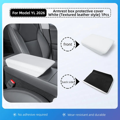 For Tesla Model YL 6 seats Armrest Box Protect Cover Center Console Anti-Scratch 2026 Automotive interior accessories