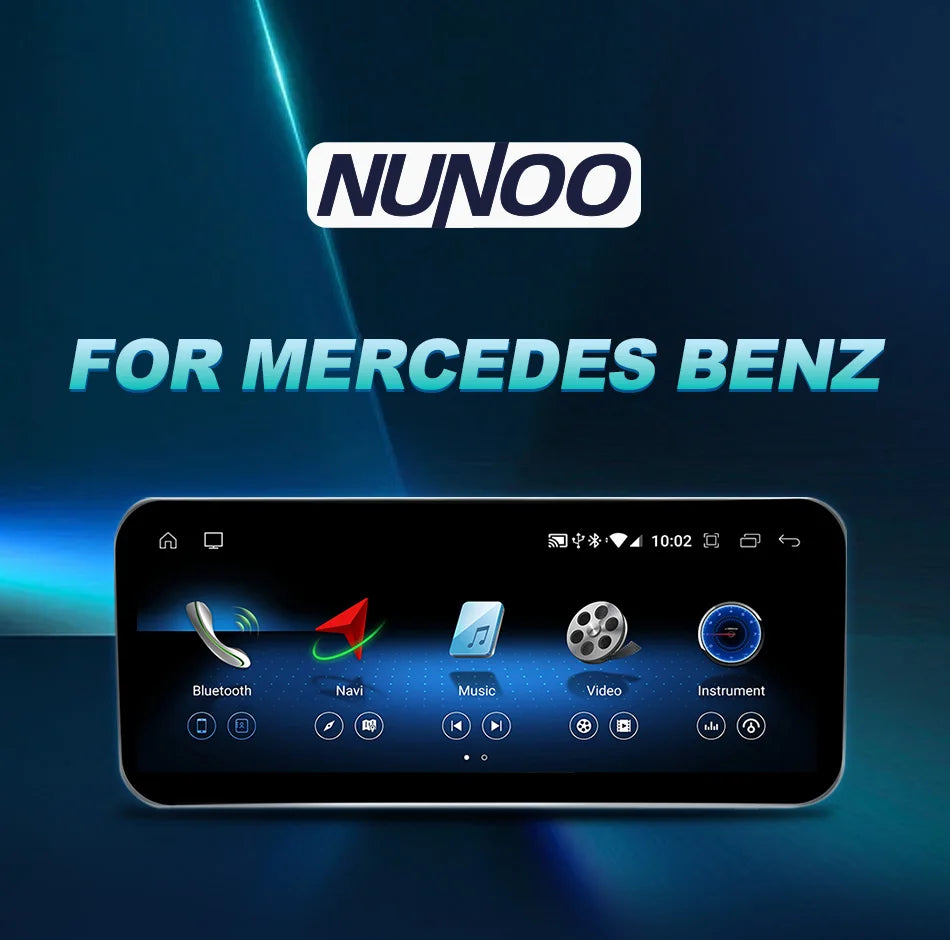 Android Auto Wireless CarPlay For Mercedes Benz C Class W205 GLC X253 V W446 Car Multimedia Navigation GPS DSP Qualcomm 680