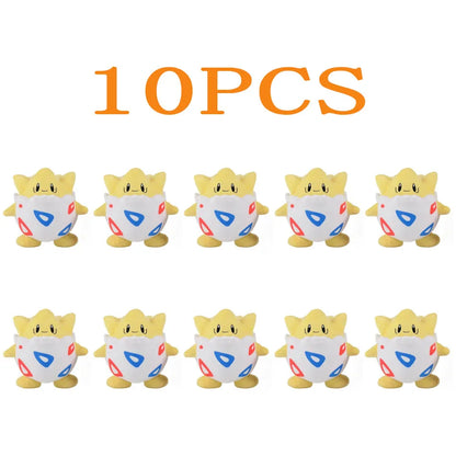10pcs Pokemon Official Plush Toy - Charmander, Squirtle, Pikachu Plush, Bulbasaur Stuffed Animal Toy, Pokemon Doll Birthday Gift