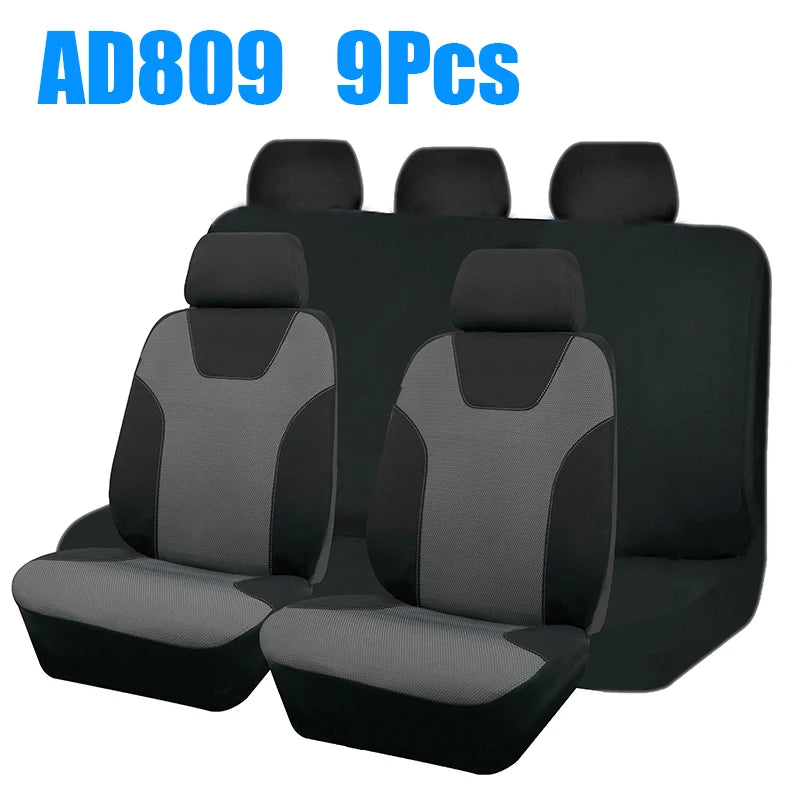 AUTOKING Universal 4pcs/9pcs Sports Car Seat Covers Set Fit for Most Car Golf 4 Car Accessories Interior Girl peugeot 207 206