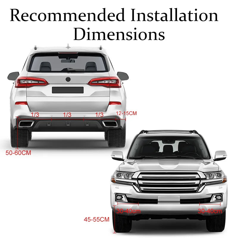 22mm Smart Parking Sensor 12V Universal Car Safety Assistant Visual Audible Alert Easy Install for Safe Driving