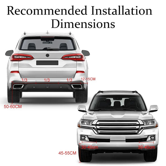 22mm Smart Parking Sensor 12V Universal Car Safety Assistant Visual Audible Alert Easy Install for Safe Driving
