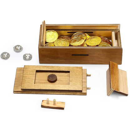 Secret Puzzle Boxes With Hidden Compartments Brain Teasers For Adults Kids Creative Cash Christmas Gift Ideas Juegos De Ingenio