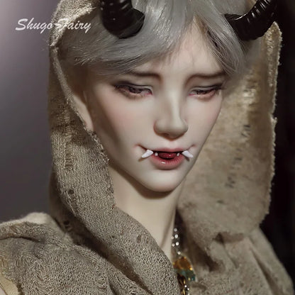 Yeixiuluo Bjd Doll 1/3 Taiyang Uncle Realistic Horn Vampire Resin Fullest Art Dolls Toy for Girls MA New Year Gifts Shugafairy