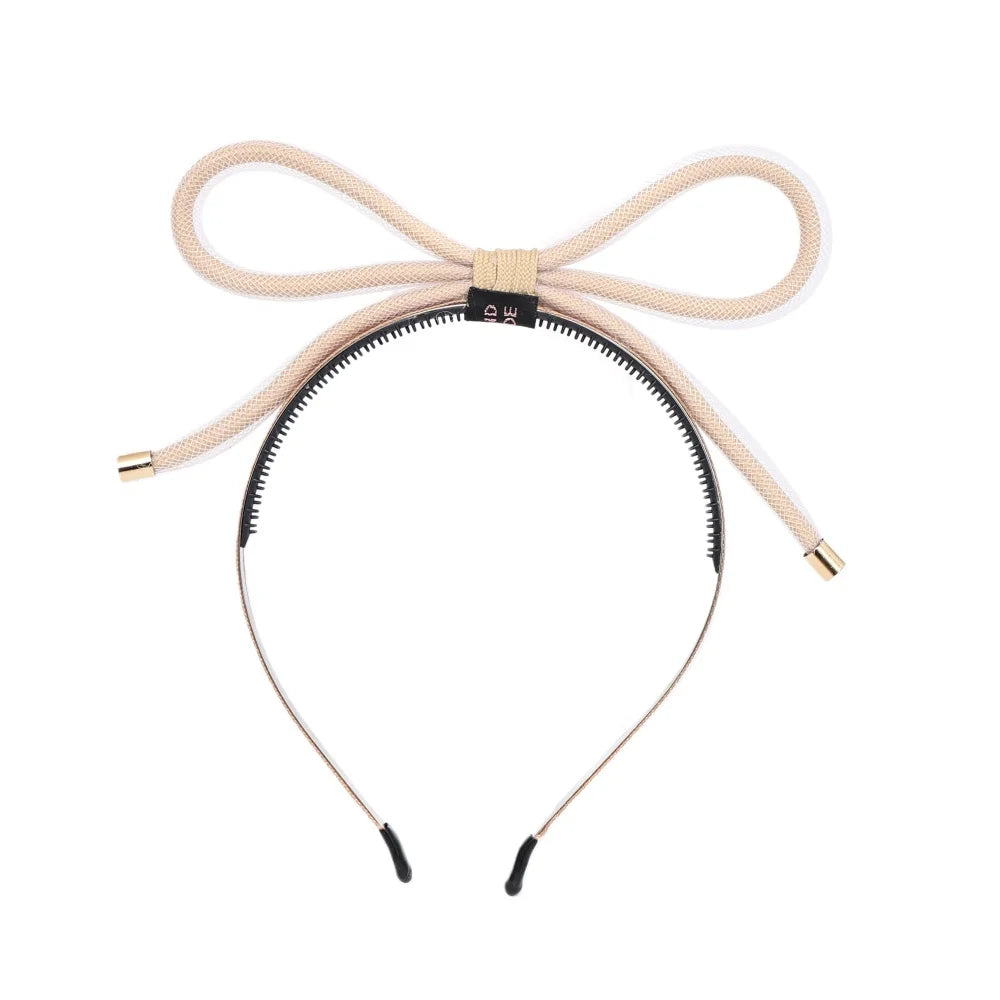 New network management bow tie headband bow tie hair accessory hair clip baby headband girl decoration