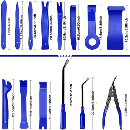 Car tools Car Interior Disassembly Oil Seal Screwdrivers kit Auto Fastener Clips puller diy Panel Tools, auto trim puller kit
