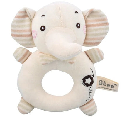 Creative Cartoon Animals Baby Hand Shaker Soft Child Educational Handbells Newborn Comfort Toy Baby Comfort Toys Infant Rattle