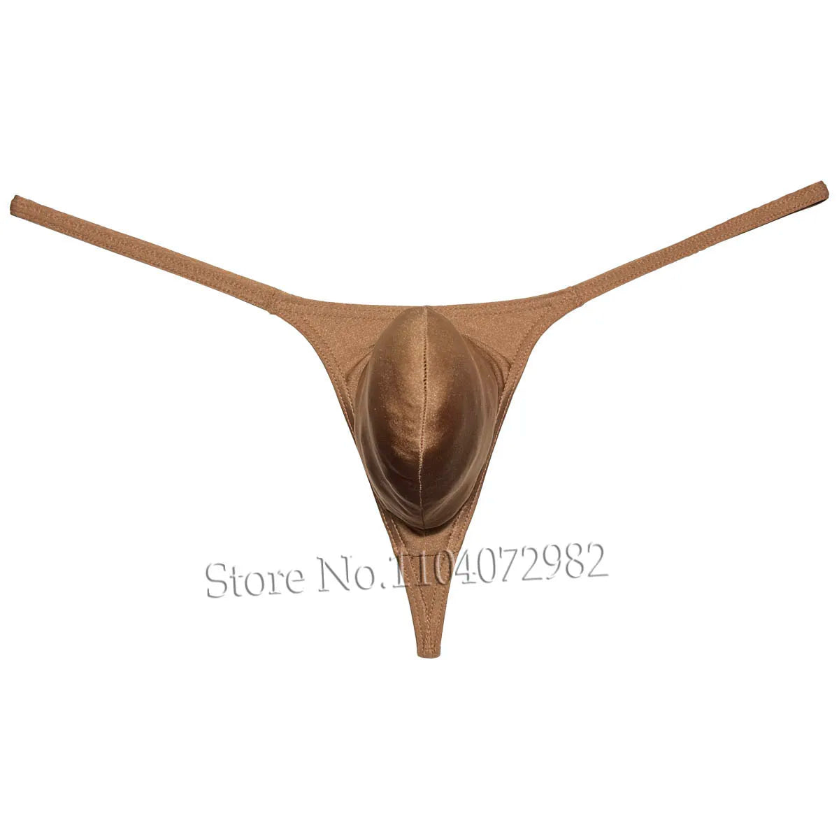 Men's Thong Underwear Contour Pouch Tangas Beach Bikini String Briefs Soft Shiny Smooth Male G-string Comfy Man Sissy Panties
