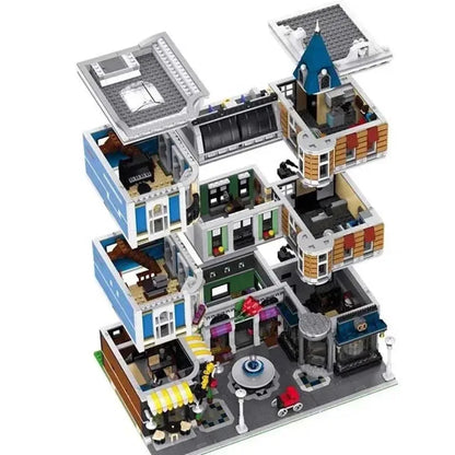 10255 4016 PCS City Center Assembly Square Building Blocks Bricks Birthday Christmas Toys Compatible With 15019 30019 15019