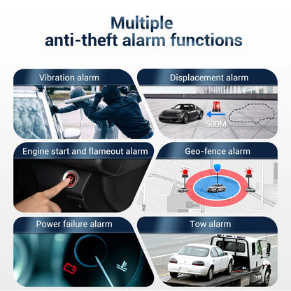 MiCODUS Rastreador Veiculo GPS Para Auto MV710G 9-90V Cut Off Fuel Mini 4G GPS Tracker For Car Vibrate ACC On/OFF Alerts PK J16