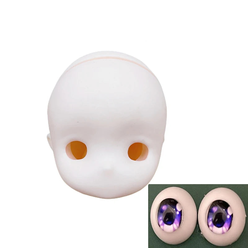 Anime Face Doll Head DIY 30cm Doll Makeup Doll Head or Whole Doll Makeup 1/6 Bjd Doll Girl Doll Toy Gift