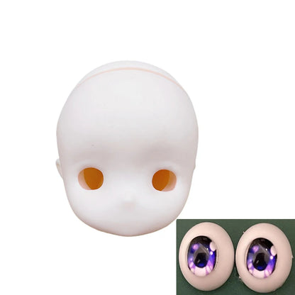 Anime Face Doll Head DIY 30cm Doll Makeup Doll Head or Whole Doll Makeup 1/6 Bjd Doll Girl Doll Toy Gift