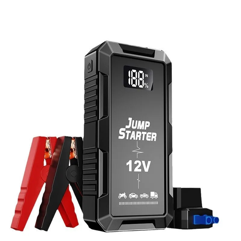 Portable Car Jump Starter Device Emergency Boosters High-power Automobile Bank Powerful Supply With Lighting Accessory