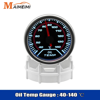 2" 52mm Exhaust Gas Temperature Gauge Auto Car LED EGT Voltmeter Tachometer Turbo Boost Oil Water Temp Gauge For Car Racing 12V
