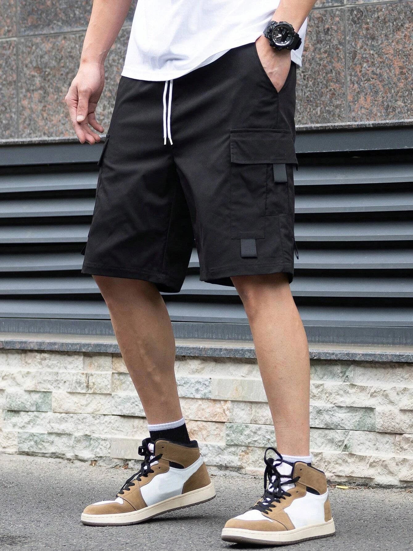 plus Size Men's Casual Fashion Work Shorts for Daily Outings Ideal Gift for Boyfriend