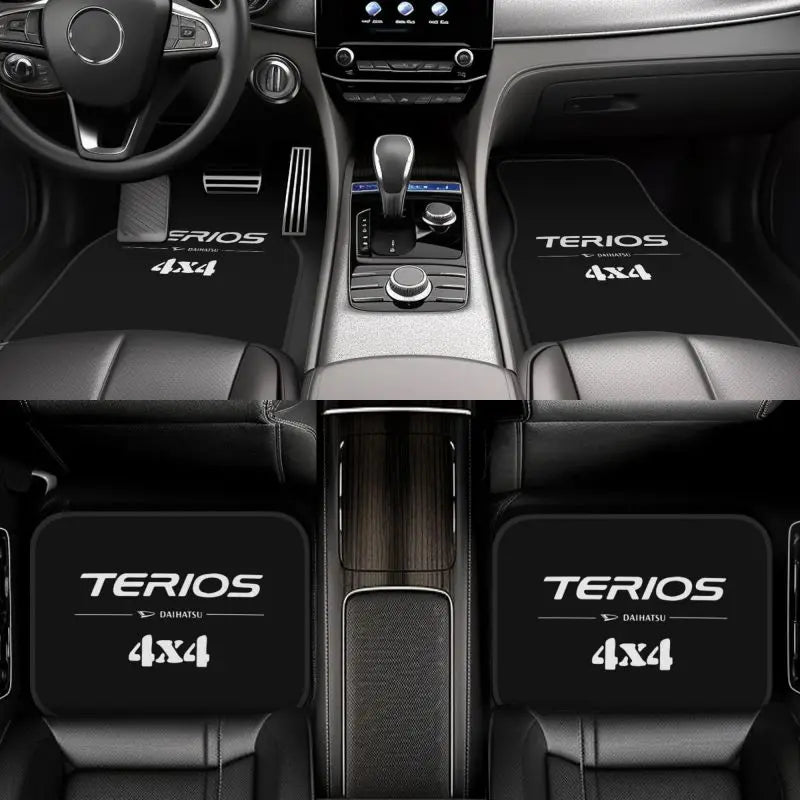 Custom Daihatsu Terios Print Car Floor Mats Carpets Vehicle Front & Rear Foot Mats with Non Slip Backing All Weather for Car SUV
