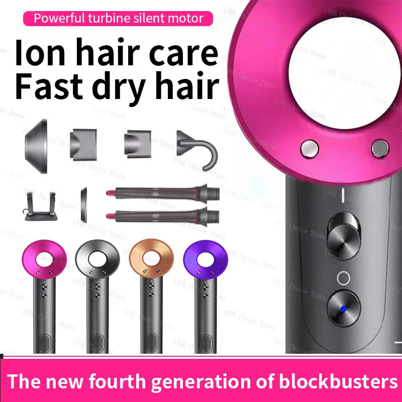 Professional hair dryer High Speed 1600W Powerful Home Low Noise Quick Negative lonic Blow Dryer Hotel Electric Salon Hairdryers