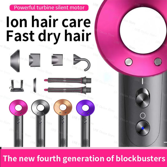 Professional hair dryer High Speed 1600W Powerful Home Low Noise Quick Negative lonic Blow Dryer Hotel Electric Salon Hairdryers