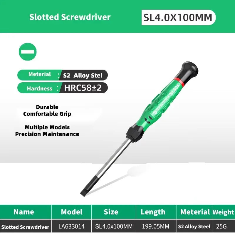 LAOA 1pcs precision screwdriver SL1.0-4.0 screwdriver phillips mini screwdriver phillips screwdriver plum blossom T5-T20
