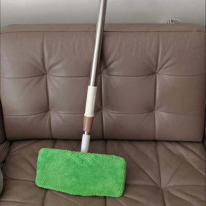 Reusable 100% Coral Fleece Mop Pads, Wet Dry Flat Mop Covers, Washable Refills For Surface & Hardwood Floor Cleaning