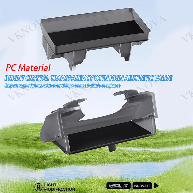 For Tesla Model Y Standard 2025 Car Storage Box Hidden Storage Organizer Case Tray Under The Central Control Screen For Model3 Y