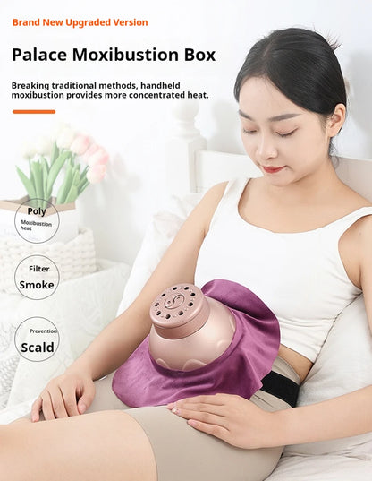 New Moxibustion Apparatus Smokeless Electronic Body Abdominal Massager