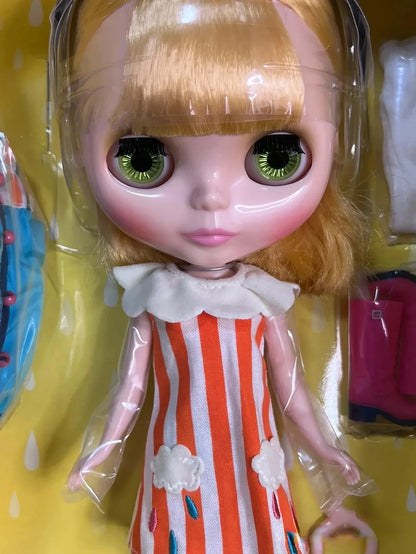 Vintage Blyth Classical BJD Doll Customized Dollette Girl Toy Body Moveable Handmade Figure Top Collection Art Orphan Aesthetics