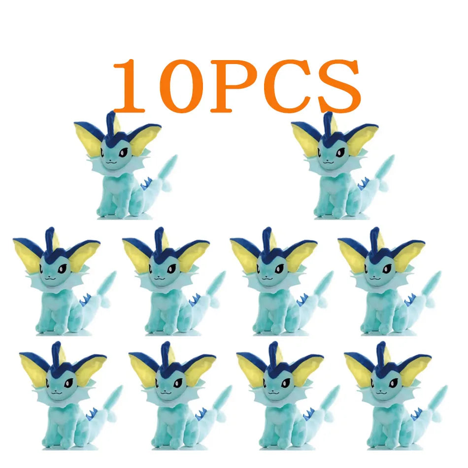 10pcs Pokemon Official Plush Toy - Charmander, Squirtle, Pikachu Plush, Bulbasaur Stuffed Animal Toy, Pokemon Doll Birthday Gift