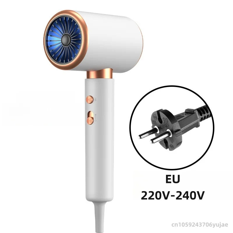 2400W High-Power 15 Second Fast Drying Negative Ion Constant Temperature Hot And Cold Air High-Speed Hair Dryer EU/US/UK Plug