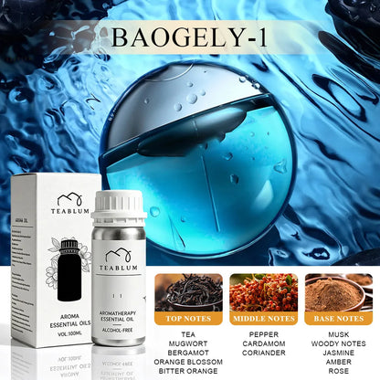 TEABLUM 100ML Aromatic Hotel Essential Oil Hotels Home Air Freshener Pure Plant Essential Oil Alcohol Free for Electric Diffuser