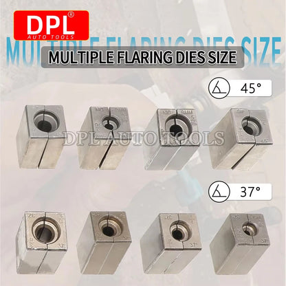 45°/37° Professional Brake Tube Line Flare Brake Pipe Flaring Tool 45/37 degree Set , Single, Bubble, Double Flare Tool Kit