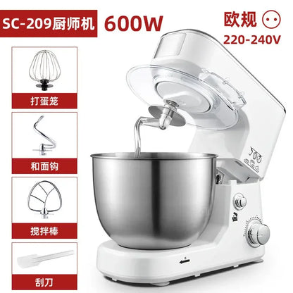110V/220V Dragon Stand Mixer Small Household Multi-function Dough Kneader Cream Whisker Automatic WWW