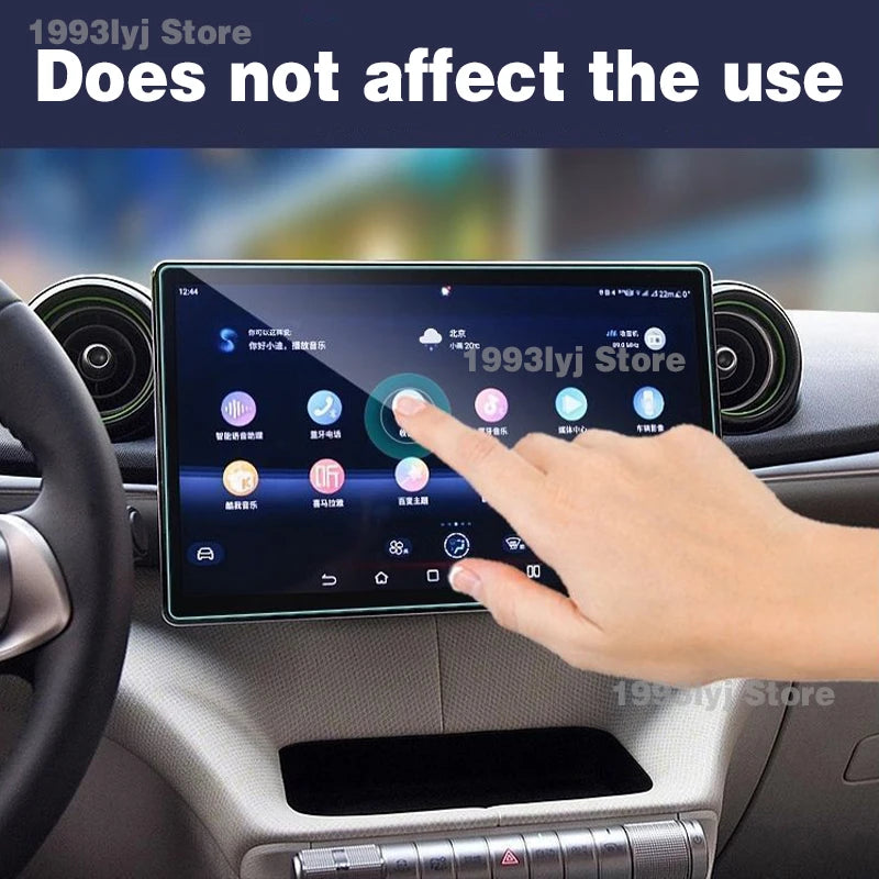 For BYD Atto 3 Yuan Plus Tempered Glass Car Interior Navigation Entertainment Media Touch Center Display Screen Protective Film