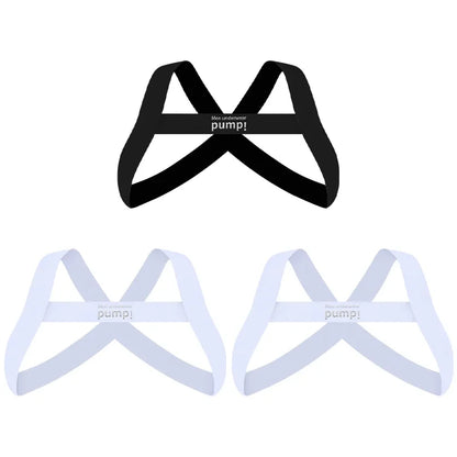 Chest Straps Men's Sexy Elastic Breast Belt Chest Bondage Muscle High Stretch Shoulder Straps Sports Fitness Club Party Costume