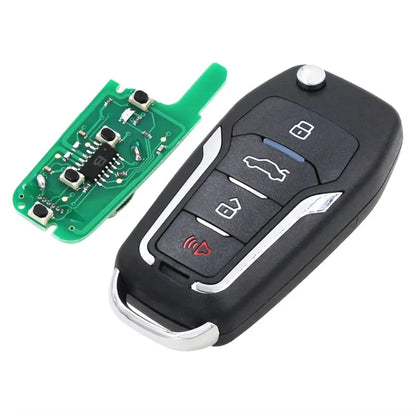 1pcs Keydiy B12 Multifunction Universal Remote Key KD 4 Buttons Car Remote Key for KD-x2 KD900 KD Mini  for Ford Style Car Key