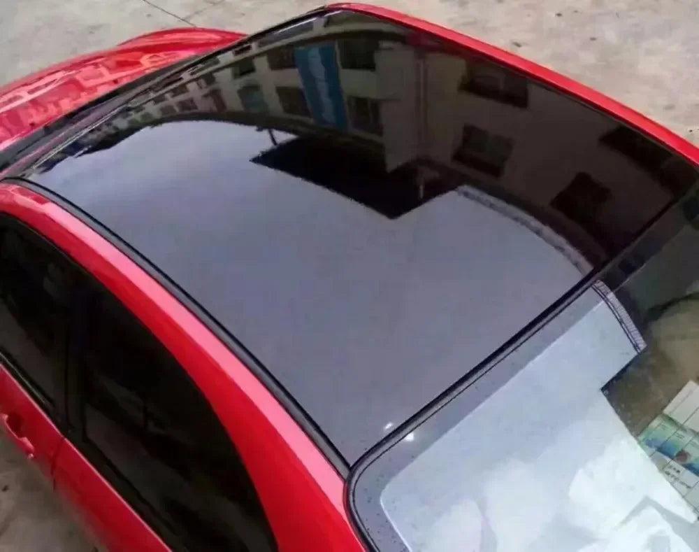 Glossy Black Car Roof Wrap Vinyl 1.35M x 2M/3M Bubble-Free Self Adhesive Car Top Film for Skylight Style Protection Styling
