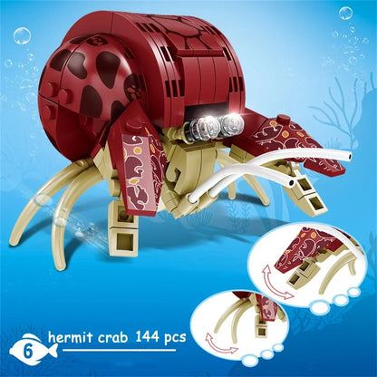 Shark Ocean Animal Building Block Toy - Enhance Hands-On Skills, Deepen Understanding of Marine Life, Perfect Fun Playtime Toy