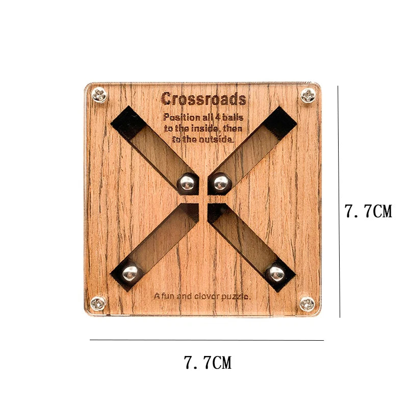 Crossroad Puzzle Labyrinth Maze IQ Brain Teaser Games For Children Adults Casse Tete Difficile Juegos De Ingenio Y Destreza