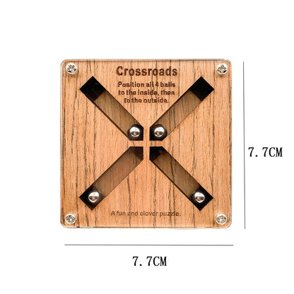 Crossroad Puzzle Labyrinth Maze IQ Brain Teaser Games For Children Adults Casse Tete Difficile Juegos De Ingenio Y Destreza