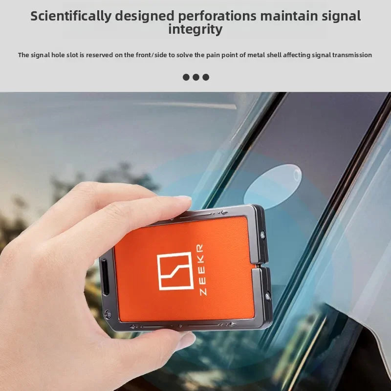 Suitable for ZEEKR Card Keycase 001 9x 7x zeekr 007gt zeekr 009 Automotive NFC Card Pack Protective Shell NFC Card Keychain