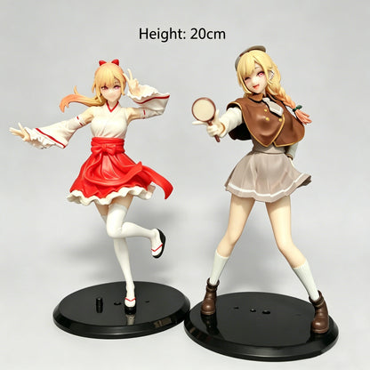 20cm My Dress-Up Darling Figure Shrine Maiden Detective Outfit Anime Girl Figurine PVC Model Doll Desktop Decor Gift