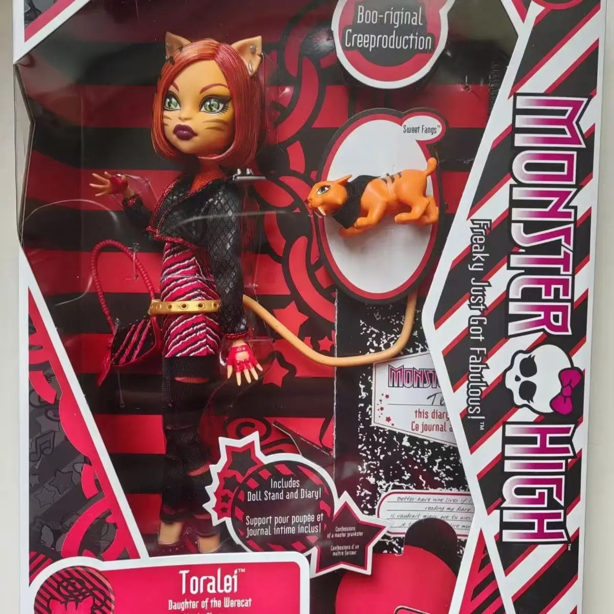 Original Monster High High School Wednesday Third Generation G3 Ghost Doll Doll, Mobile Collection HXH77 Christmas Gift