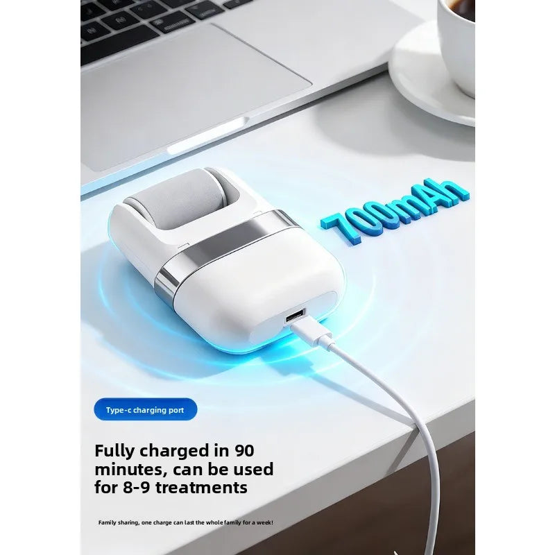 New Electric Foot Scrubber with Charging, Dead Skin Remover, Callus Exfoliator, Automatic Foot Massager, and Foot Care Machine
