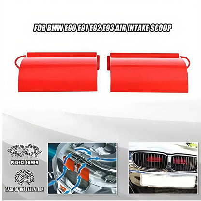 Air Intake Scoops 2PCS Dynamic Cold Air Intake Systems Replacement for BMW E90 E91 E92 E93 Air Intake Scoop Plastic Material