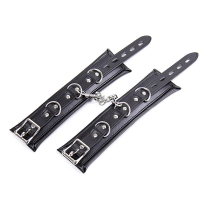 Bondage Kits Extendable Products Leather Restraint Set Handcuffs Ankle Cuffs Bdsm Toys For Couples Women 18 Adult Games