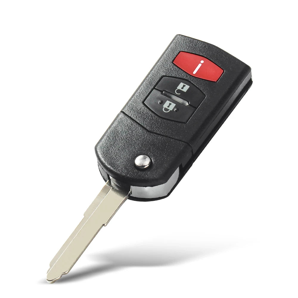 KEYYOU With Battery Remote Key For Mazda 2 3 5 6 8 CX-7 CX-9 MX-5 BGBX1T478SKE125-01 KPU41788 SKE126-01 4D63 313.8/315/433Mhz