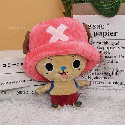 New Original One Piece Plush Luffy Chopper 30cm Cute Face Tony Tony Chopper Stuffed Anime Doll Toy Birthday Gift