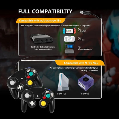 USB Wired Controller For Nintend Switch Gamepad For NGC GC Port Gamecube For GC Controle For PC For Switch Accessories